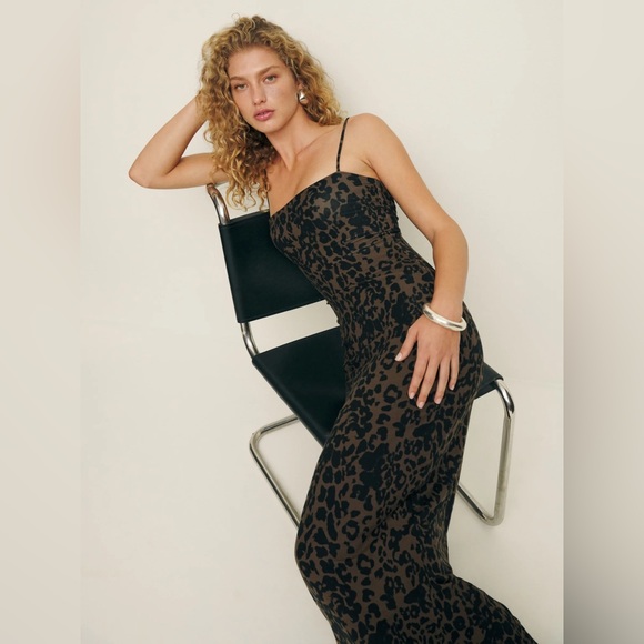 Reformation Elise Knit Dress In Tana, brand new, never worn, no flaws. - Picture 3 of 13